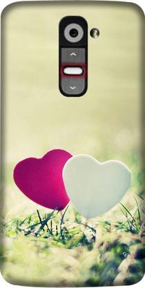 CASE SUTRA Back Cover for LG G2, D802, D801, D800 - 2 heart Print
