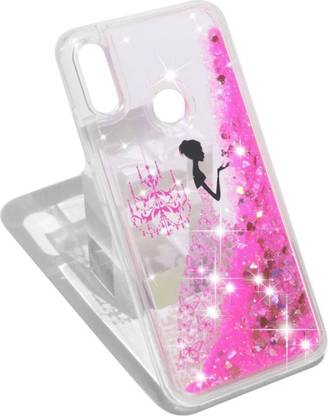 INSTYLE Back Cover for Realme 3i Glitter Case Liquid Case Water Case