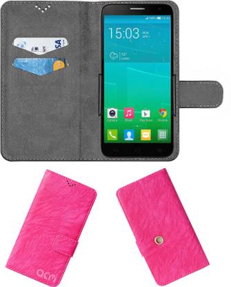 ACM Flip Cover for Alcatel One Touch Flash Plus