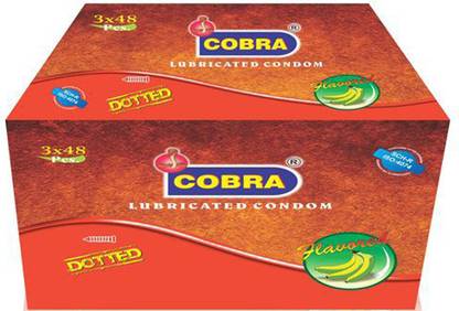 COBRA Extra Dotted Condom With Flavored 3x48 Condom