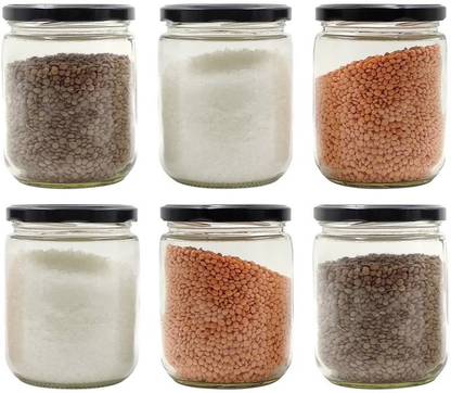 FARKRAFT Glass Grocery Container  - 520 ml