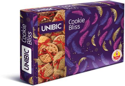 UNIBIC Cookie Bliss Gift Box of Assorted Cookies 500g Assorted Biscuit
