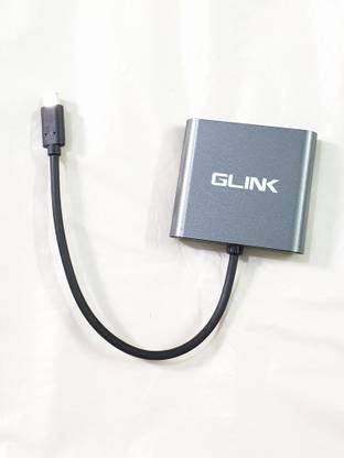 Glink USB Type C Cable 0.1 m USB C TO HDMI & VGA 4K CONVERTER
