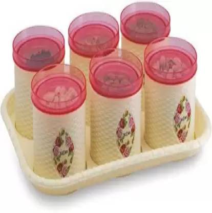 REAL HOMES Zeel Dry Fruit Box(6 Pcs Set) Wood Decorative Platter