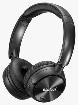 GLORIOUS Headphone with mic, connectivity option & long battery life Bluetooth