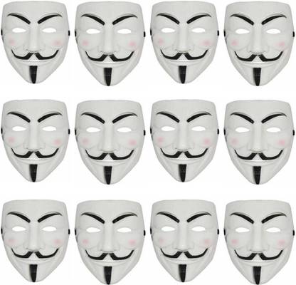 Style Mania Vendetta Character Mask (Pack of 12) Party Mask
