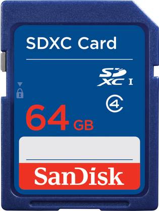 SanDisk SDSDB-064G-B35 SDB 64 SDXC Class 4 40 Mbps  Memory Card Compatible with Camera, Computer