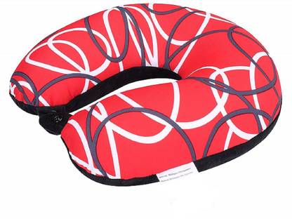 METRON Neck pillow red pattern Neck Pillow