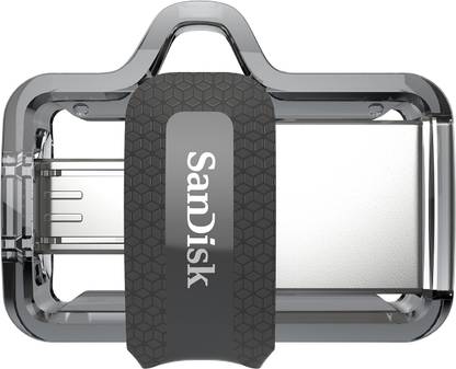 SanDisk SDDD3-256-I35 256 GB OTG Drive Compatible with Desktop Computer, Laptop, Mobile, Tablet USB 3.0 Plastic Case