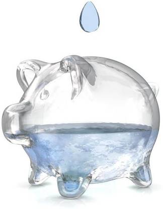 Eco concept of save water sticker poster|save environment|NO plastic|save earth| Paper Print