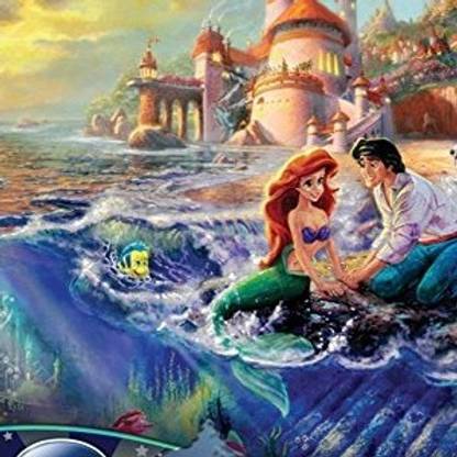 CEACO Thomas Kinkade Disney Dreams - The Little Mermaid 750 Piece Jigsaw Puzzle 24 X 18In