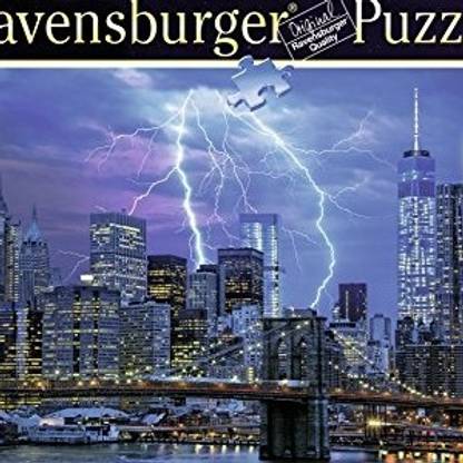 RAVENSBURGER Starline - Lightning Over New York Jigsaw Puzzle (500 Piece)