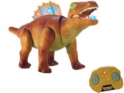 IndusBay Infrared Remote Control Dinosaur Dimetrodon Walking, Sound Action, Head Swing Movement Dinosaur Toy