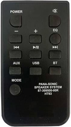 LipiWorld HT63 87-309500-00R Audio System Compatible Panasonic Remote Controller