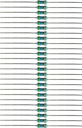 ELPH 100 pieces of 56 Ohms Carbon Film Resistors 1/4 Watts Fixed Resistor