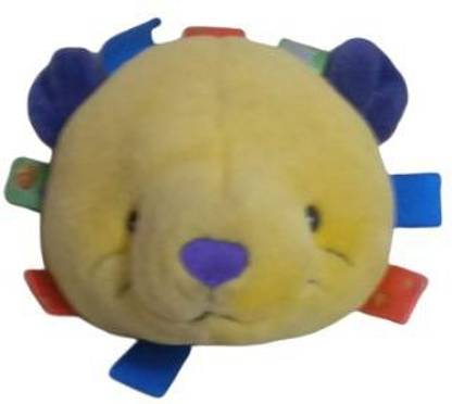 Mother&baby Teddy face with rattle  - 10 cm