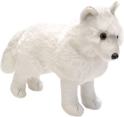 WILD REPUBLIC Arctic Wolf Plush, Stuffed Animal, Plush Toy, Gifts  - 12 inch