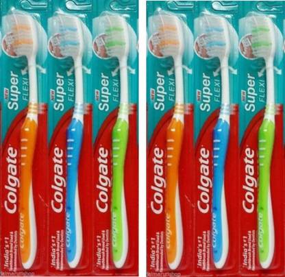 Colgate Super Flexi Medium Toothbrush Medium Toothbrush