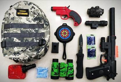 FunBlast Pubg Gun Set Toy – Role Play Game for kids | Toy Gun for Kids Armor Sets