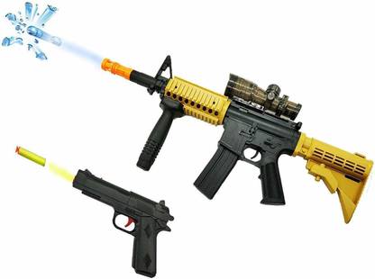 VS Store Assault Rifle M416 Model, 4X Design Scope, Toy Knife Guns & Darts