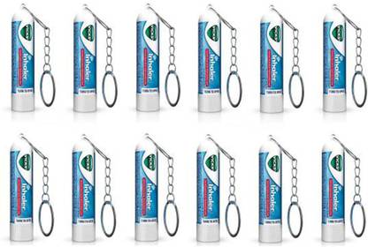 VICKS Inhaler With Key Chain INSTANT BLOCKED NOSE RELIEF Vaporizer