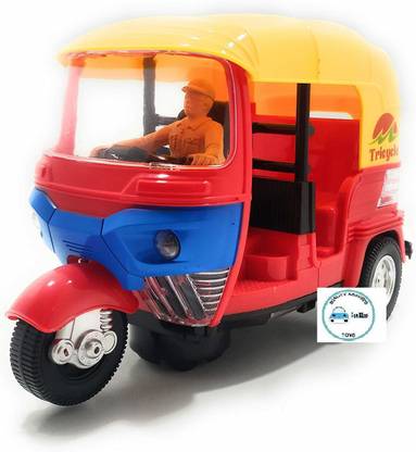 FunBlast Bump & Go Auto Rickshaw Toy