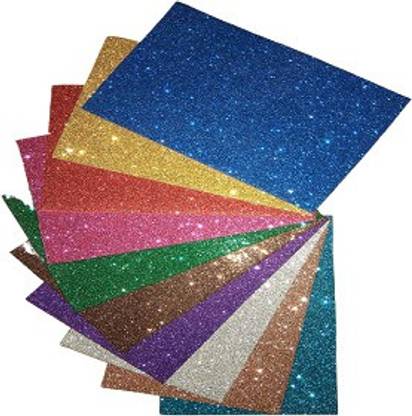JK Glitter Form Sheet, Art and Craft Coloured Paper