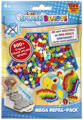 CRAZE 15247 Splash Beadys Mega Refill Pack, Mix