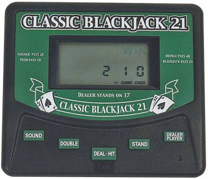John N. Hansen Classic Blackjack 21 Electronic Handheld Game Electronic Games