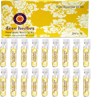 deve herbes Natural Essential Set of 18 Oils