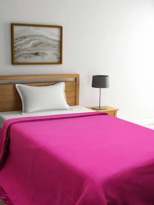 Raymond Home Solid Single Fleece Blanket for  AC Room