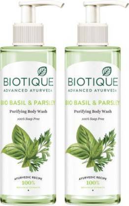BIOTIQUE Bio Basil & Parsley Body Wash-200ml