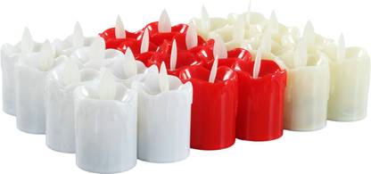 TUHI 24 Pcs Flameless LED Candles with Dancing Flame Candle