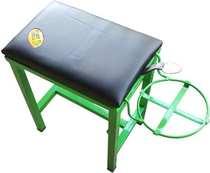 MDT India Coconut Scraper Stool Type 2 in 1 with Foldable Blade and Plate Holder Coconut Scraper