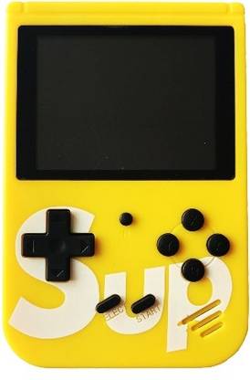SPRING JUMP Game Box Console Handheld (yellow) 400 GB with YES