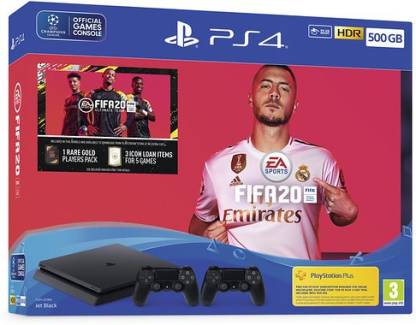 SONY PlayStation 4 Slim (500GB) Console with FIFA 20 500 GB with FIFA 20