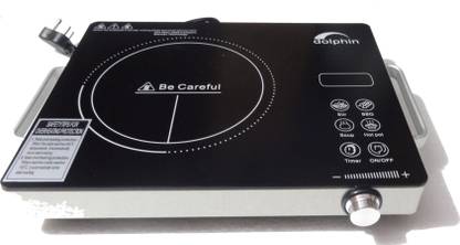 DOLPHIN 2000 W Induction Cooktop Jog Dial, Push Button, Touch Panel