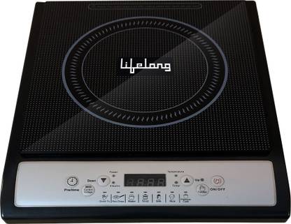 Lifelong 1400 W Induction Cooktop Push Button