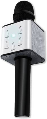 Dress My Gadget Q7 Mic Wireless Microphone With Bluetooth Speaker Microphone