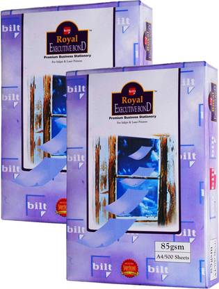 bilt FIREST QUALITY unruled A4 85 gsm Royal Executive Bond Paper