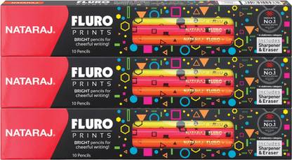 NATARAJ Fluro Prints Pencil Pencil