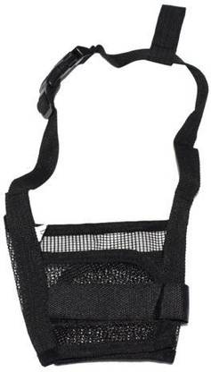 Nema Dog Adjustable Anti Bark Mesh Soft Mouth Muzzle - Black - Large Large Other Dog Muzzle
