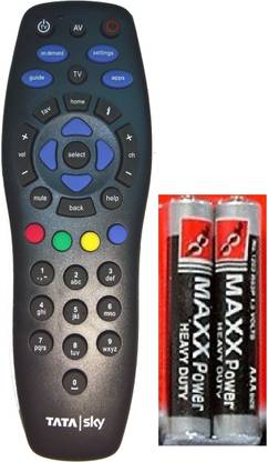 ZEEPEE with 2pc battery Remote For Tata Sky DTH Tata sky Remote Controller