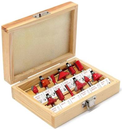 Digital Craft Shank Router Bit Set Trimming Straight Corner Beading Bits Rotary Tool