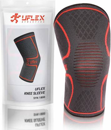 UFlex Athletics Knee Compression Sleeve Support for Running, Jogging, Sports Knee Support