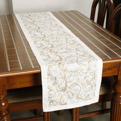 Dekor World White 120 cm Table Runner