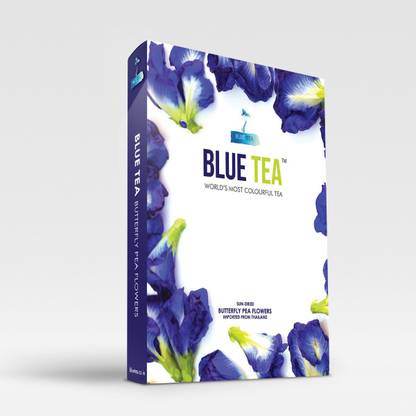 BLUE TEA Exotic Butterfly Pea Flower Herbal Tea Box