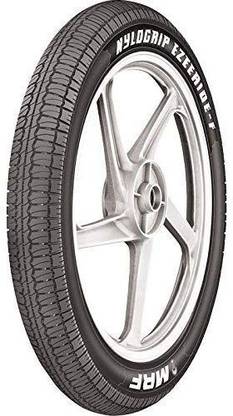 MRF EZEERIDE-F 80/100-18 47P Tubeless Tyre Front Two Wheeler Tyre