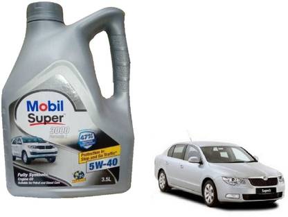 MOBIL SUPER CAR LUBRICANT-HNGH392 Synthetic Blend Engine Oil