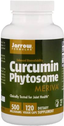Jarrow Formulas Curcumin Phytosome, Meriva, 500 mg, 120 Veggie Caps